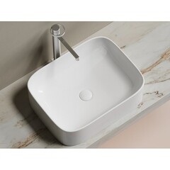 Раковина Ceramicanova Element 51 см накладная белая (CN6052) - фото 4