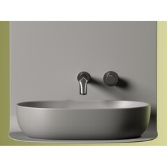 Раковина Ceramicanova Element 60 см накладная антрацит матовый (CN6047MH) - фото 9