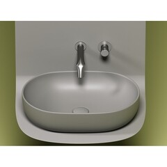 Раковина Ceramicanova Element 60 см накладная антрацит матовый (CN6047MH) - фото 6