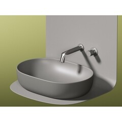 Раковина Ceramicanova Element 60 см накладная антрацит матовый (CN6047MH) - фото 3