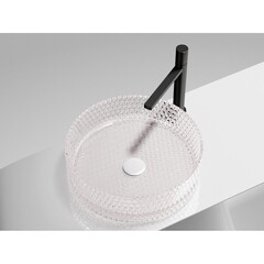 Раковина Ceramicanova Cristal 36 см накладная розовая (CN6061) - фото 14