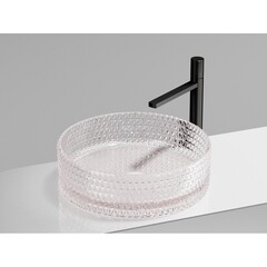 Раковина Ceramicanova Cristal 36 см накладная розовая (CN6061) - фото 13