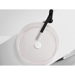 Раковина Ceramicanova Cristal 36 см накладная розовая (CN6061) - фото 11