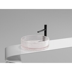 Раковина Ceramicanova Cristal 36 см накладная розовая (CN6061) - фото 12