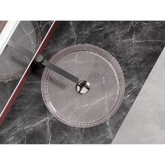 Раковина Ceramicanova Cristal 36 см накладная розовая (CN6061) - фото 4