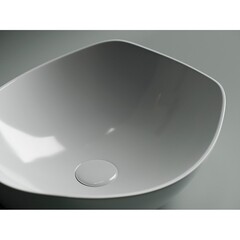 Раковина Ceramicanova Element 42 см накладная белая (CN5017) - фото 4