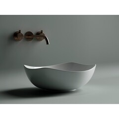 Раковина Ceramicanova Element 42 см накладная белая (CN5017) - фото 2