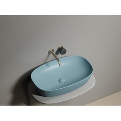 Раковина Ceramicanova Element 60 см накладная зеленая матовая (CN6049MLG) - фото 15