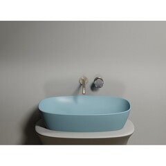 Раковина Ceramicanova Element 60 см накладная зеленая матовая (CN6049MLG) - фото 12