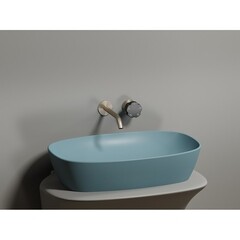 Раковина Ceramicanova Element 60 см накладная зеленая матовая (CN6049MLG) - фото 13