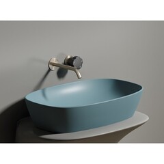 Раковина Ceramicanova Element 60 см накладная зеленая матовая (CN6049MLG) - фото 9