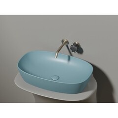 Раковина Ceramicanova Element 60 см накладная зеленая матовая (CN6049MLG) - фото 7