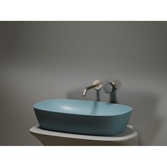 Раковина Ceramicanova Element 60 см накладная зеленая матовая (CN6049MLG) - фото 2