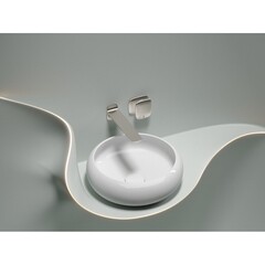 Раковина Ceramicanova Element 36 см накладная белая (CN6050) - фото 4