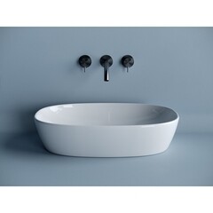 Раковина Ceramicanova Element 60 см накладная белая (CN5039) - фото 6