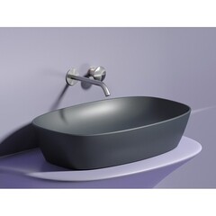 Раковина Ceramicanova Element 60 см накладная темный антрацит матовый (CN6049MDH) - фото 11