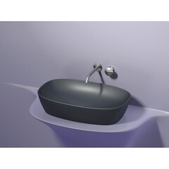 Раковина Ceramicanova Element 60 см накладная темный антрацит матовый (CN6049MDH) - фото 9