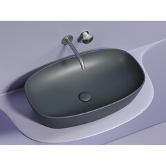 Раковина Ceramicanova Element 60 см накладная темный антрацит матовый (CN6049MDH) - фото 6