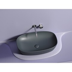 Раковина Ceramicanova Element 60 см накладная темный антрацит матовый (CN6049MDH) - фото 4