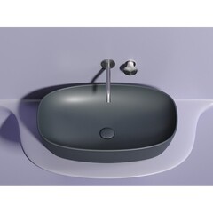 Раковина Ceramicanova Element 60 см накладная темный антрацит матовый (CN6049MDH) - фото 3