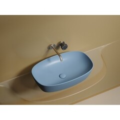 Раковина Ceramicanova Element 60 см накладная голубая матовая (CN6049ML) - фото 13