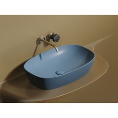 Раковина Ceramicanova Element 60 см накладная голубая матовая (CN6049ML) - фото 8