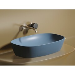 Раковина Ceramicanova Element 60 см накладная голубая матовая (CN6049ML) - фото 6