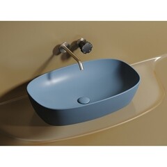 Раковина Ceramicanova Element 60 см накладная голубая матовая (CN6049ML) - фото 7