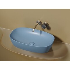 Раковина Ceramicanova Element 60 см накладная голубая матовая (CN6049ML) - фото 5