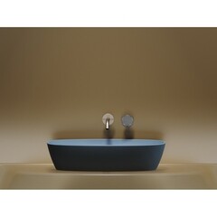 Раковина Ceramicanova Element 60 см накладная голубая матовая (CN6049ML) - фото 3