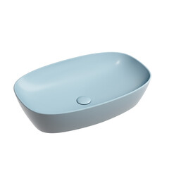 Раковина Ceramicanova Element 60 см накладная голубая матовая (CN6049ML)