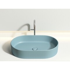 Раковина Ceramicanova Element 61 см накладная зеленая матовая (CN6048MLG) - фото 11