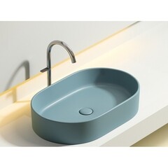 Раковина Ceramicanova Element 61 см накладная зеленая матовая (CN6048MLG) - фото 7