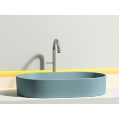 Раковина Ceramicanova Element 61 см накладная зеленая матовая (CN6048MLG) - фото 8