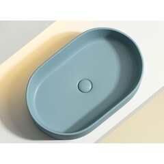 Раковина Ceramicanova Element 61 см накладная зеленая матовая (CN6048MLG) - фото 4