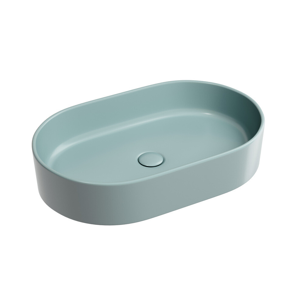 

Раковина Ceramicanova Element 61 см накладная зеленая матовая (CN6048MLG), Зеленый