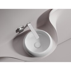 Раковина Ceramicanova Element 36 см накладная белая матовая (CN6050MW) - фото 5