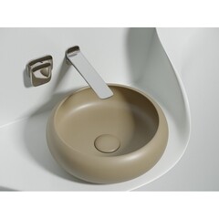 Раковина Ceramicanova Element 36 см накладная капучино (CN6050MC) - фото 10