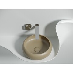 Раковина Ceramicanova Element 36 см накладная капучино (CN6050MC) - фото 7