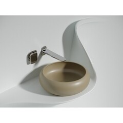 Раковина Ceramicanova Element 36 см накладная капучино (CN6050MC) - фото 4