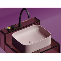 Раковина Ceramicanova Element 51 см накладная розовая матовая (CN6052MP) - фото 11