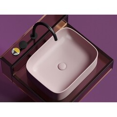 Раковина Ceramicanova Element 51 см накладная розовая матовая (CN6052MP) - фото 9