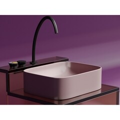 Раковина Ceramicanova Element 51 см накладная розовая матовая (CN6052MP) - фото 6