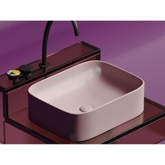 Раковина Ceramicanova Element 51 см накладная розовая матовая (CN6052MP) - фото 3