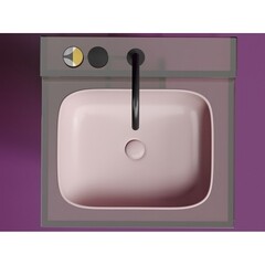 Раковина Ceramicanova Element 51 см накладная розовая матовая (CN6052MP) - фото 2