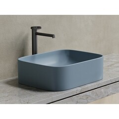 Раковина Ceramicanova Element 51 см накладная серо-голубая матовая (CN6052MHL) - фото 7