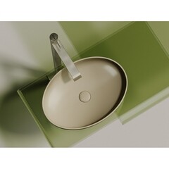 Раковина Ceramicanova Element 50 см накладная капучино (CN6056MC) - фото 5