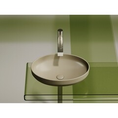 Раковина Ceramicanova Element 50 см накладная капучино (CN6056MC) - фото 4