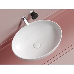 Раковина Ceramicanova Element 50 см накладная белая матовая (CN6056MW) - фото 13