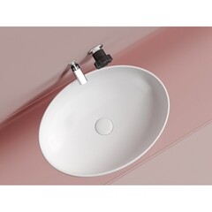 Раковина Ceramicanova Element 50 см накладная белая матовая (CN6056MW) - фото 10